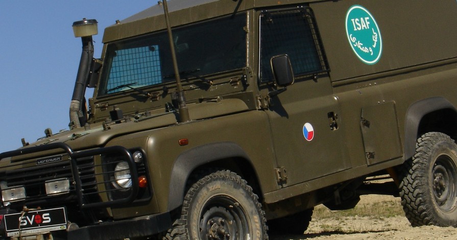 Pancéřovaný Land Rover Defender Armoured 2 DAK